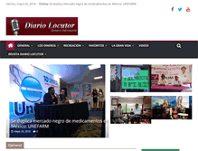 Tablet Screenshot of diariolocutor.com.mx